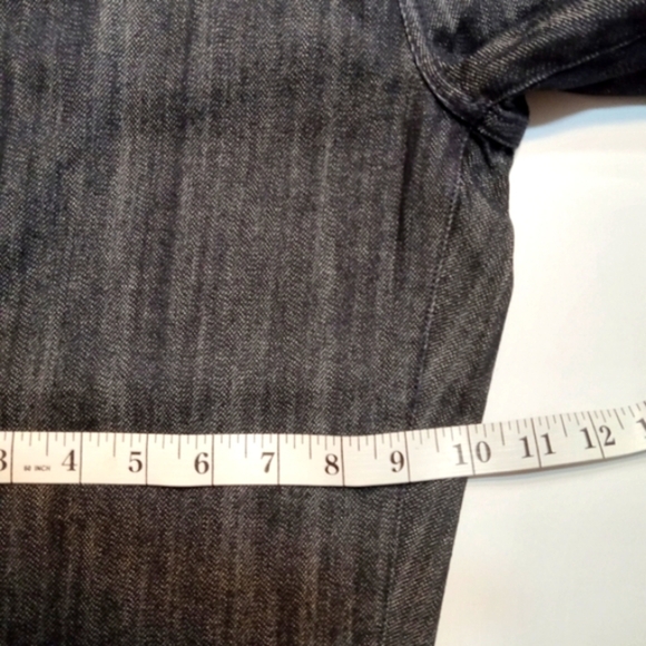 Tex Max Azria Jean 90’s Western Cotton Straight Mid Rise Mid Black W28 Fit 32x32 - Picture 11 of 13